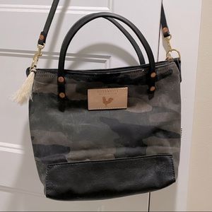 Meanwhile Back on the Farm Camo Tote